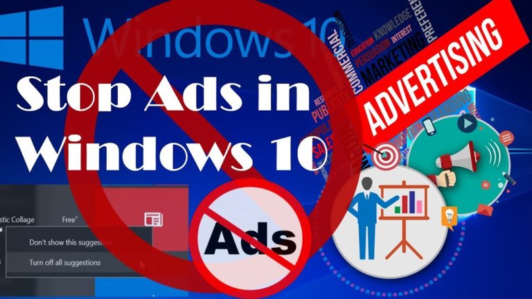 How to Stop or Turn Off Advertisements in Windows  Fall Creator Update?