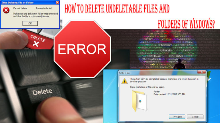 delete files and folder