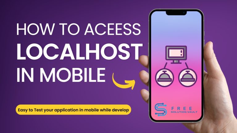 access localhost in mobile